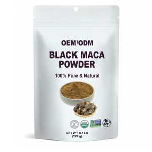 Polvo de Raíz de Maca Negra Peruana OEM/ODM 100% Puro para Mejorar el Rendimiento, la Resistencia y la Fuerza para Hombres y Mujeres - Product Image 1
