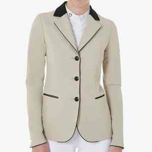 Chaqueta de Manga Larga Ajustada para Mujer, Nueva Venta de Fábrica, Capa Base, Top Deportivo Ecuestre de Carreras, Material de Malla, Equitación - Product Image 6