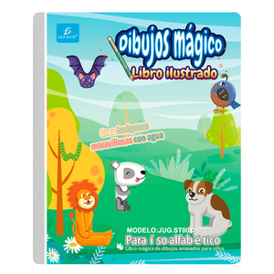 Libro da colorare magico con l'alfabeto inglese per bambini, strumento di apprendimento per la prima educazione - Product Image 1