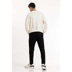 เสื้อฮู้ดดี้พิมพ์ลายทั้งตัวสีขาวนวล รุ่น XXS แบบซิป ผ้าถักฟอกสีสไตล์สตรีทแวร์ รุ่น 224-112-060 - Product Image 5