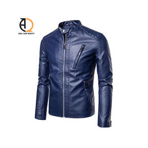 Chaquetas de Cuero para Hombre, Estilo Casual de Otoño, Chaqueta de Motociclista de PU, Abrigos de Cuero, Ropa de Marca - Product Image 3