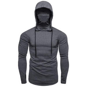 Sweat à capuche de pêche pour sports de plein air avec cache-cou intégré Chemise de protection solaire UV à manches longues Respirant et à séchage rapide - Product Image 2