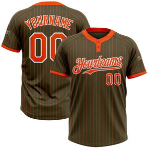 Pinstripe Baseball Jersey Personalized Team <b>Name</b> Number Stitching Breathable Polyester Softball Team Wear Uniform Custom Color - Product Image 4