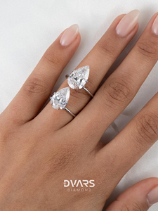 6,20 Ct Pear Cut IGI Certified E-Color Lab Grown Loose Diamond Filled Dvars Diamond Claridad DE LA VVS-VS - Product Image 5