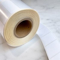 Rouleaux d'étiquettes en papier personnalisées, découpées à la forme, pour usage commercial, étiquettes de supermarché, autocollants adhésifs pour la vente au détail