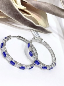 Boucles d'oreilles élégantes faites à la main Doublet Hoops avec torsion traditionnelle pour les tenues de fusion Boucles d'oreilles pour femmes pour la mode de fête - Product Image 2