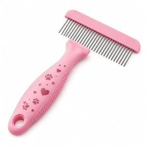 Peigne de toilettage pour animaux de compagnie SHEARS BEAUTY, écologique, imperméable, en acier inoxydable, pour chiens et chats - Réutilisable et portable - Product Image 2