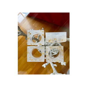 Servilletero de madera y resina para restaurantes y comedor, decoración de mesa, servilletero, pieza de diseño, superventas - Product Image 6