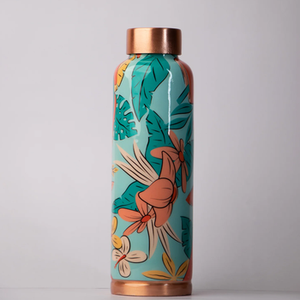 Novedad en Tendencia: Botella de Agua de Cobre Ecológica de Doble Pared a Prueba de Fugas para Uso en Exteriores, Hogar, Oficina y Regalos, con Tapa - Product Image 2