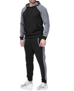 New Design Custom Logo 100% Cotton Heavy <b>Weight</b> French Terry Oversized Fit Drop Shoulder <b>Blank</b> Men's Hoodie and sweat suit - Product Image 2