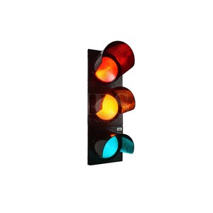 Semáforo LED Amarillo de Tres Luces de 300 mm (3MT30L) 12V IP65, Aluminio y Plástico Duraderos para Uso en Señales de Tráfico - Product Image 1