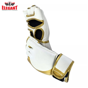 Guantes de MMA para Grappling Hechos a Medida, Guantes de MMA de Alta Calidad para Entrenamiento de Combate Profesional, Guantes de Boxeo de Cuero PU de 8oz y 12oz - Product Image 4