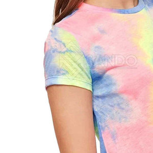 Camiseta informal de verano para mujer de calidad superior Material ligero duradero Tie Dye Design - Product Image 4