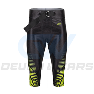 Wholesale Custom 7-Pad Integrated Short Football Pants <b>Compression</b> Adult Sewn-In EVA Foam Padded Breathable Quick Dry Game - Product Image 3