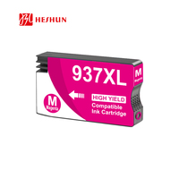 HESHUN Remanu 937 937XL 937 XL Cartouches d'encre décodées sécurisées pour imprimante HP HP937 OfficeJet Pro 9110 9120 9130 9720 9730