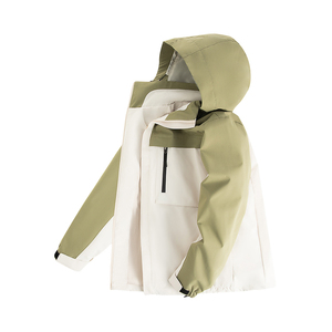 แจ็คเก็ตกันลมสำหรับฤดูใบไม้ร่วงและ2025เสื้อโค้ทตัวใหญ่แบบมีซิปปิดลายพื้นเสื้อโค้ทสำหรับเด็กวัยหัดเดินเด็กผู้ชายเด็กผู้หญิง - Product Image 4