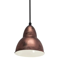 Lampe suspendue en métal de conception populaire décoration de bar de restaurant de café avec du verre pour la décoration de chambre