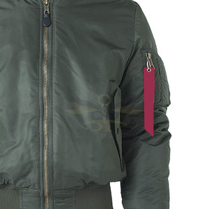 Blouson d'aviateur imperméable en nylon et polyester vendu en gros Blouson d'aviateur nouveau design avec logo personnalisé Blousons d'aviateur pour hommes - Product Image 3