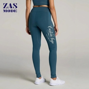 Nuovi arrivi: Leggings personalizzati all'ingrosso foderati in pile, <span class=keywords><strong>pantaloni</strong></span> da <span class=keywords><strong>donna</strong></span> modellanti a vita alta, caldi, per yoga, prodotti in Bangladesh - Product Image 1