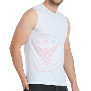 Camisetas sin Mangas de Último Diseño, Fabricadas en Pakistán, Venta Caliente, Tela de Poliéster/Algodón, Ecológicas, de Secado Rápido y Transpirables - Product Image 3