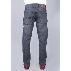 Bernad Men's High Waist Skinny Denim <b>Trousers</b> Vintage Hip Hop Style Boyfriend Jeans Embroidered Washed Colored <b>Light</b> Hole - Product Image 5