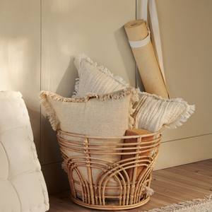 Cesta de caña de mimbre con asas superiores, cesta de almacenamiento barata de calidad superior, organización de ropa, decoración del hogar - Product Image 6