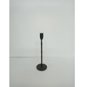 Iron Candlestick Holder Handicraft Handmade Eco-Friendly Heat Resistant Nordic Design Easter Christmas Home Decor Black Adds - Product Image 1