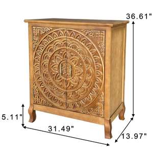 Best Quality Handmade Solid Wood Modular Modern <b>Sideboard</b> 3 Iron Doors Dining <b>Kitchen</b> Living Room Home Furniture Custom Size - Product Image 4