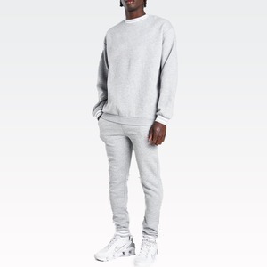 Conjunto Deportivo de Felpa de Algodón para Hombre 2026, Talla Grande, Sudadera con Cuello Redondo y Pantalones Deportivos, 2 Piezas, Conjunto Deportivo Unisex de Poliéster - Product Image 1