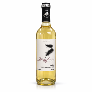 Metaforico - Vino Bianco Semidolce 100% Airen 11% ABV Vino Bianco Spagnolo 750ml - Product Image 1