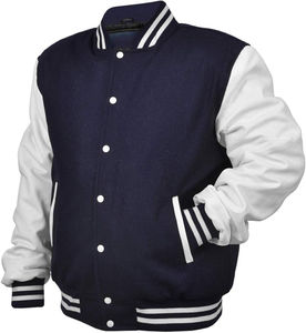 Último diseño de chaqueta de cuero Chenille Bordado de lana Letterman Bomber School College University 2025 chaqueta universitaria de béisbol - Product Image 5