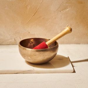 ชามร้องเพลงโลหะดูวินเทจสำหรับของขวัญทางจิตวิญญาณ - Product Image 1