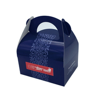 Boîte de papier à biscuits, bonbons et pâtisserie colorée personnalisée-Carton cadeau en carton blanc portable pour l'emballage de gâteaux et de bonbons