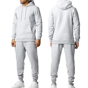 Sudadera estampada a la moda personalizada para hombre, pantalones de chándal, chándal de invierno, jersey con capucha de lana, conjunto de piezas de otoño e invierno - Product Image 4