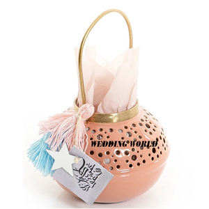 Pot à bonbons jaune avec revêtement poudré, qualité supérieure, fait main, pot à chocolat, produit très demandé, pot à fruits secs de luxe - Product Image 2