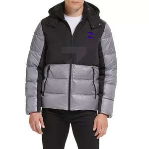 Eco-Friendly Custom Size Winter Use <b>Men</b> Puffer <b>Jacket</b> with Front Logo Customized Colors & <b>Lightweight</b> Design - Product Image 3