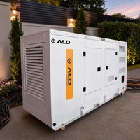 Générateur diesel silencieux ALAD TECH 16 kW, démarrage automatique ATS, contrôle intelligent avancé de la tension, refroidissement par eau, 50/60 Hz, pour usage commercial