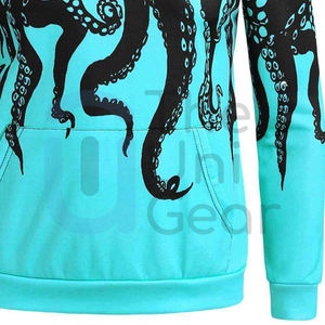 Sweat-shirt décontracté pour homme, style streetwear, hiver, motif uni, 100% coton, respirant, coupe régulière, service OEM, en gros - Product Image 2