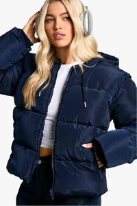 Chaqueta Acolchada para Mujer, Cómoda, de Punto, Transpirable, para Invierno, para Exteriores, Talla Grande, Impermeable, para Snowboard, Senderismo y Correr - Product Image 3