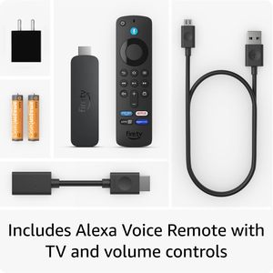 New Amazonn TV <b>Fire</b> <b>Stick</b> 4K Ultra HD Firestick with <b>Alexa</b> Voice Remote Sealed in It's Box Original - Product Image 3