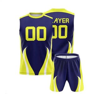 Vente en gros d'uniformes de football avec drapeau 7v7 de haute qualité personnalisés nouvelle conception vêtements d'équipe sportive respirants avec technique imprimée en option OEM - Product Image 2
