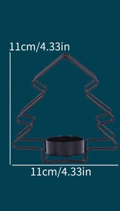 Tableware <strong>Candle</strong> Stand Metal <strong>Wire</strong> Customize Christmas <strong>Tree</strong> Design <strong>Candle</strong> <strong>Holder</strong> Elegant Black Tealight <strong>Candle</strong> <strong>Holder</strong> for Home
