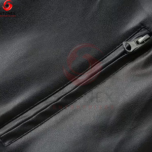 Chaqueta de Cuero de Piel de Oveja de Alta Calidad para Hombre, Diseño Moderno, Cómoda, con Cuello Camisero, Impermeable y Cortavientos - Product Image 5
