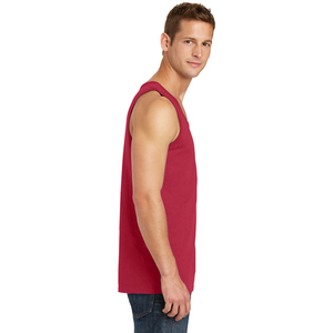 Camisetas sin mangas personalizadas 50/25/25 al por mayor, de peso pesado 240 g/m², teñidas en prenda, lavado vintage, unisex, estilo streetwear - Product Image 4