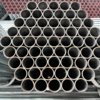 Tuyau en acier au carbone galvanisé Schedule 160 de 3 pouces, soudé par ERW, pour applications industrielles, structurelles, pétrolières et gazières.
