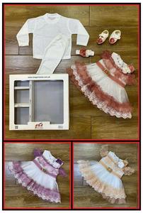 Nouveau Style Meilleur Bébé Filles Fête Floral Coton Frock Printemps Motif Floral Groupe D'âge Enfants - Product Image 4