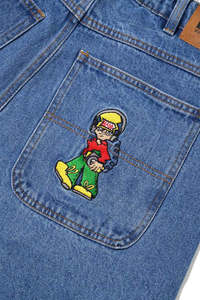 Shorts en jean décontractés en coton 100% de style streetwear d'été en gros, fermeture éclair, logo personnalisé, denim uni de qualité supérieure, livraison rapide - Product Image 3