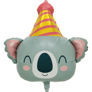 Ballon de fête Koala 25 pouces 66 cm en forme d'animal en feuille d'aluminium pour décoration d'anniversaire - Product Image 3