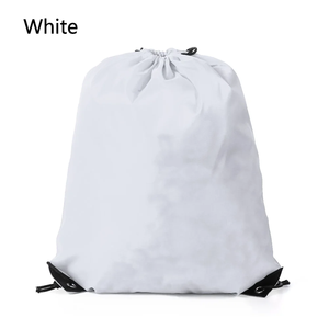 Bolsa con cordón de poliéster para gimnasio con estampado personalizado de la mejor calidad, logotipo de equipo y Club con bolsillos laterales de malla - Product Image 6