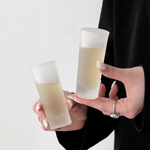 Tasse en verre à liqueur épais givré vierge à sublimation personnalisée Espresso Freeze Whisky <span class=keywords><strong>Tequila</strong></span> Verres à liqueur transparents pour bar - Product Image 2